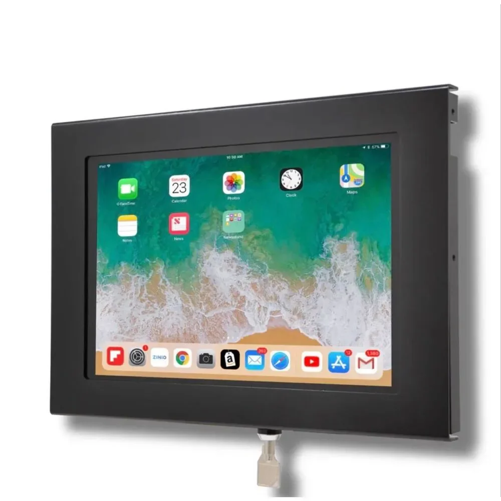 TabCare iPad 11” Locking Tablet Enclosure – VESA Mount –‎ Security Case (Black)